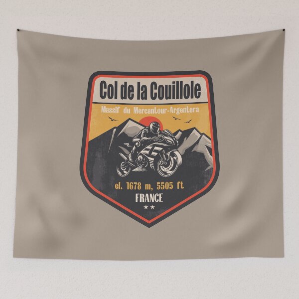 Item preview, Col de la Couillole France Motorcycling Mountain Design designed and sold by CynthiaGraphics.