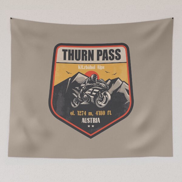 Item preview, Thurn Pass Austria Motorcycling Mountain Design designed and sold by CynthiaGraphics.