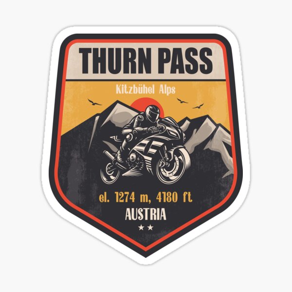 Item preview, Thurn Pass Austria Motorcycling Mountain Design designed and sold by CynthiaGraphics.