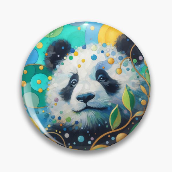 Item preview, Sweet cute Panda Bear  designed and sold by FOLK ART FUSION by heidiannemorris.
