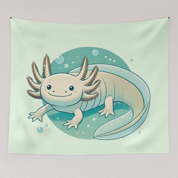 Item preview, Green Axolotl designed and sold by BioscorDesigns.