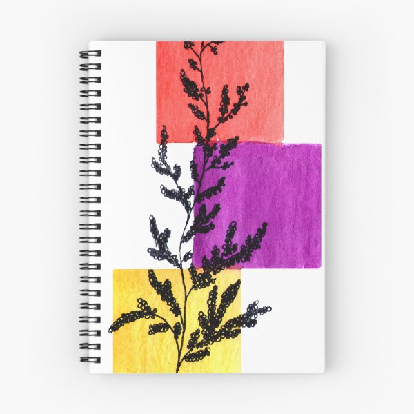 Artikelvorschau, Aquarellblöcke und schwarzer Silhouettenzweig entworfen und verkauft von Aithlin123.