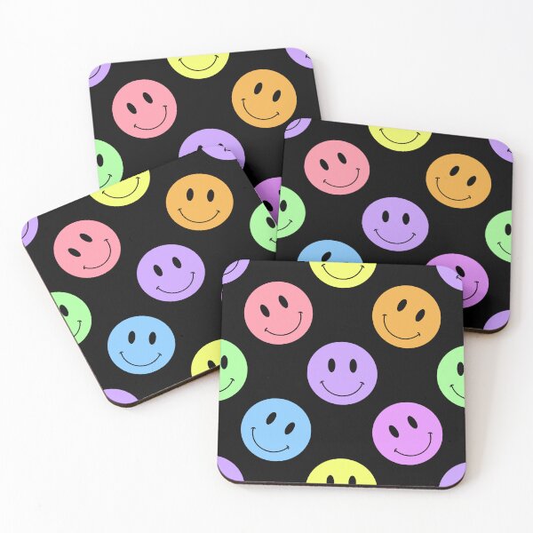 Item preview, Purple Lilac Retro Cartoon Smiley Pattern designed and sold by humminghaven.
