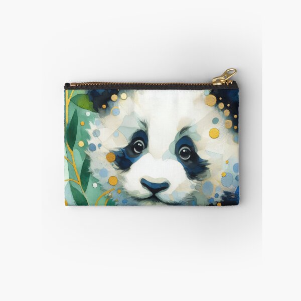Item preview, Sweet cute Panda Bear peeking at you designed and sold by FOLK ART FUSION by heidiannemorris.