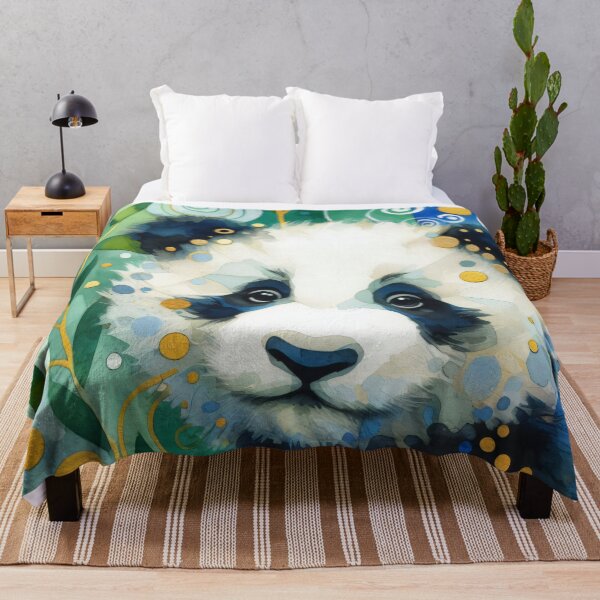 Item preview, Sweet cute Panda Bear peeking at you designed and sold by FOLK ART FUSION by heidiannemorris.