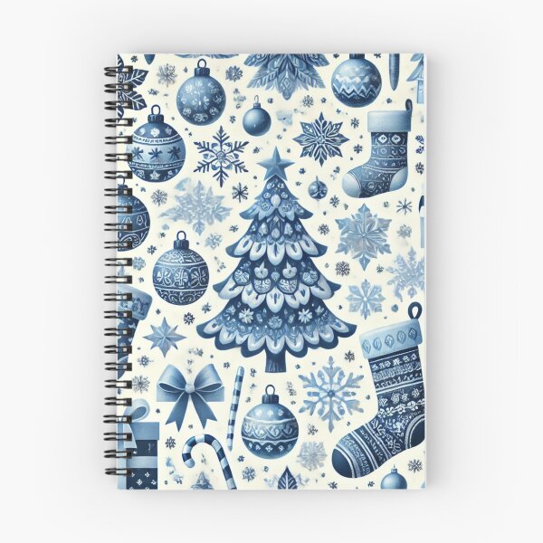Item preview, Blue and White Christmas theme designed and sold by TeslaSt0re.