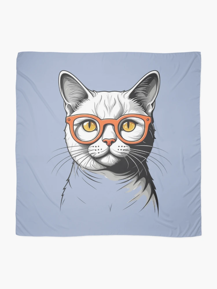 Thumbnail 2 of 3, Scarf, Cat Sapiens designed and sold by 0penvimark.