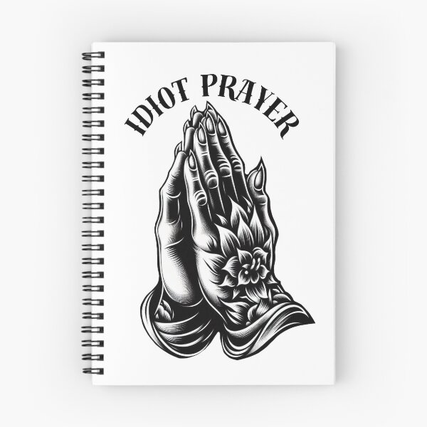 Item preview, Idiot prayer tattoo designed and sold by Rlyehinmate.
