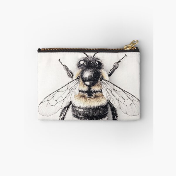 Item preview, Black and white Bee pencil drawing designed and sold by Pencil-Art.