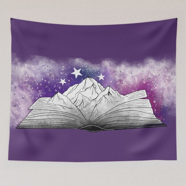 Item preview, Velaris Mountain ACOTAR design, Rhysand tattoo, acotar book design designed and sold by CEB1700.