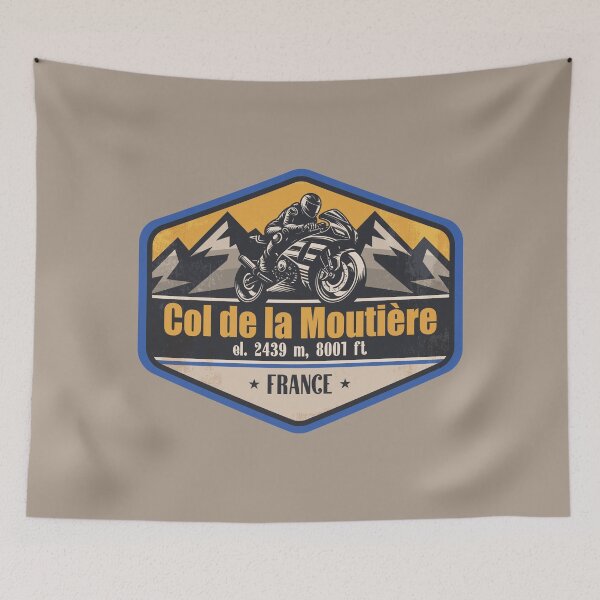 Item preview, Col de la Moutière France Motorcycling Mountain Design designed and sold by CynthiaGraphics.