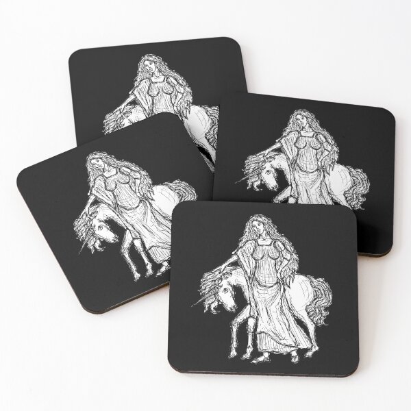 Item preview, Medieval Creature Meme - The Maiden and the Unicorn designed and sold by VintageManiac.