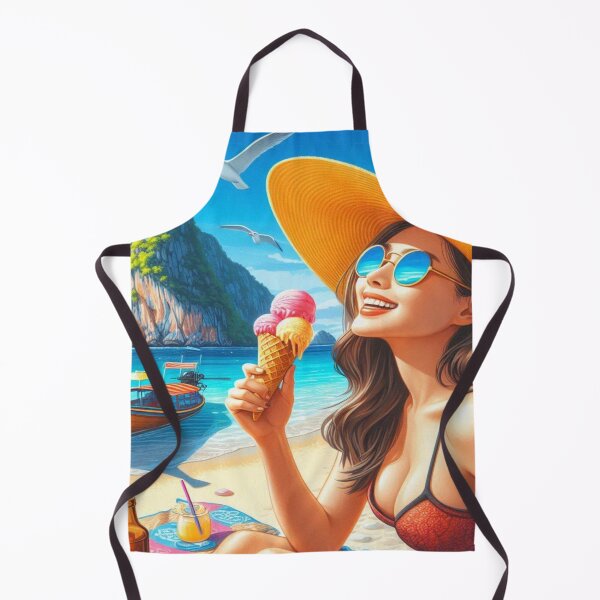 Item preview, Summer magic: blue sky, ice and a boat in the water – pure bliss designed and sold by FotoworldEdel.