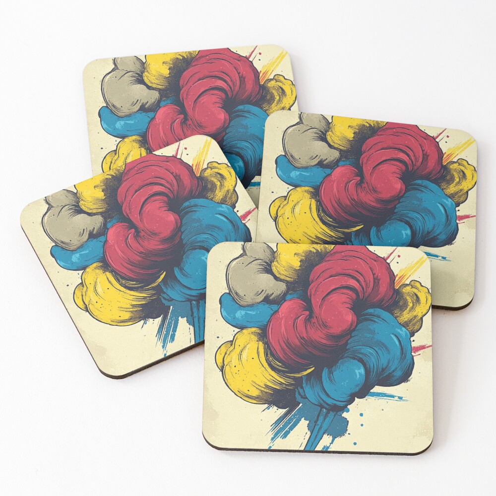Item preview, Coasters (Set of 4) designed and sold by BzzLab.