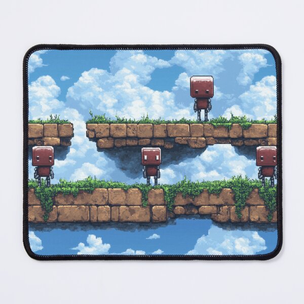 Item preview, Pixel Art Robot Adventure designed and sold by Retro-District.
