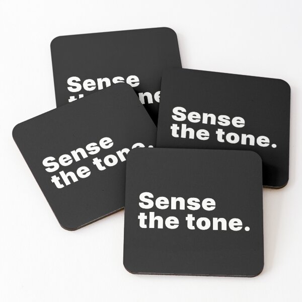 Item preview, Sense the tone | Funny text-only design designed and sold by ThingsOnTees.