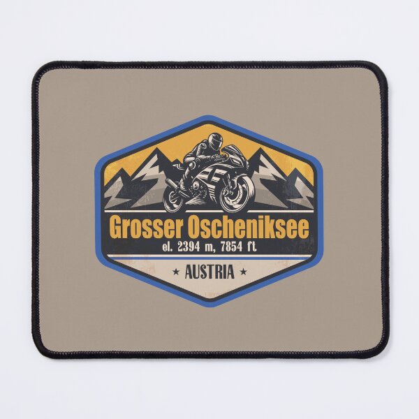 Item preview, Grosser Oscheniksee Austria Motorcycling Mountain Design designed and sold by CynthiaGraphics.