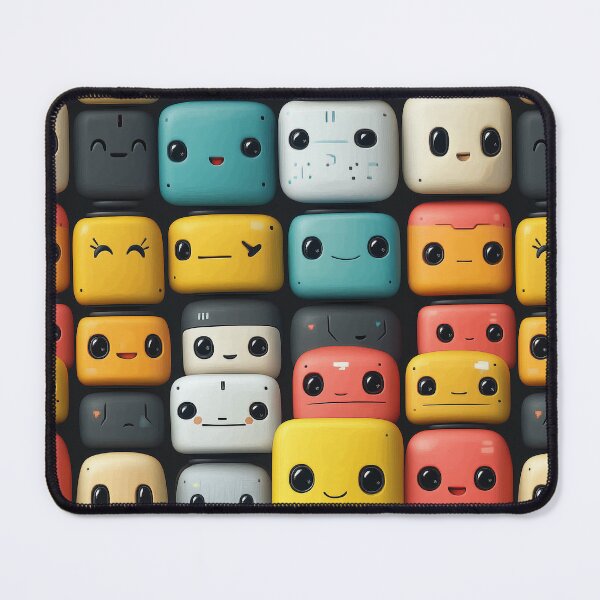 Item preview, Kawaii Pixel Robots Compilation designed and sold by Retro-District.
