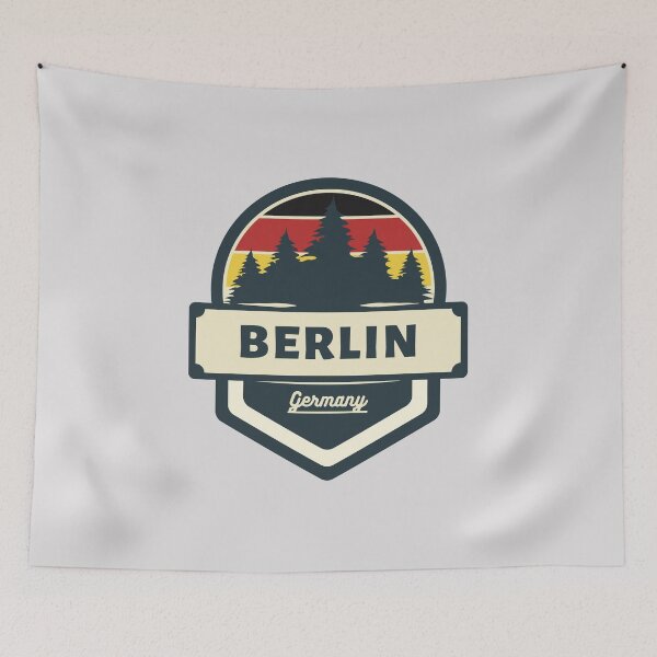 Item preview, Berlin Germany Retro Vintage Badge designed and sold by World Designs.