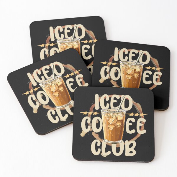 Item preview, Iced coffee club designed and sold by QueerPenguin.