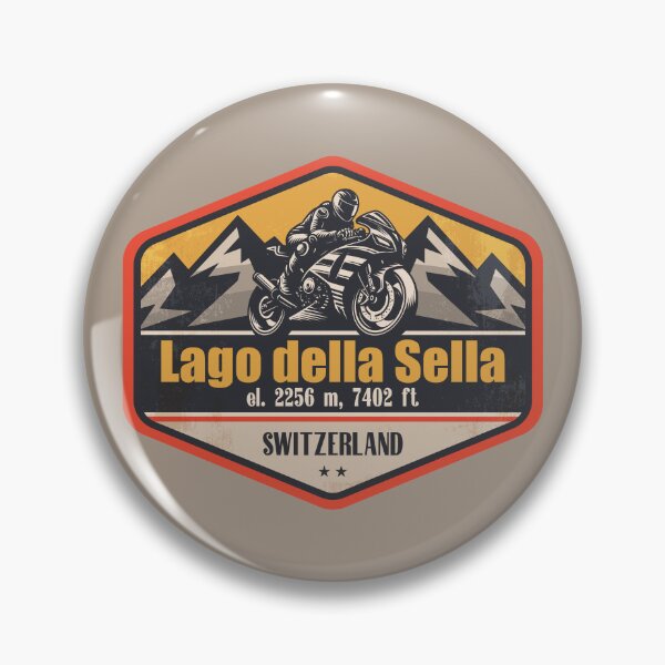 Item preview, Lago della Sella Switzerland Motorcycling Mountain Design designed and sold by CynthiaGraphics.