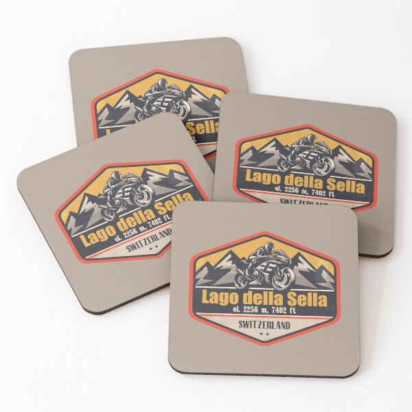 Item preview, Lago della Sella Switzerland Motorcycling Mountain Design designed and sold by CynthiaGraphics.