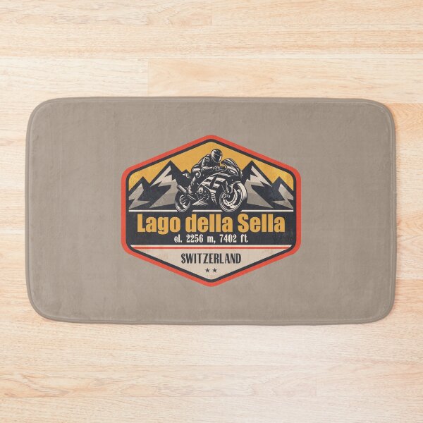 Item preview, Lago della Sella Switzerland Motorcycling Mountain Design designed and sold by CynthiaGraphics.