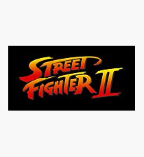 Street Fighter 2 II Logo Photographic Print