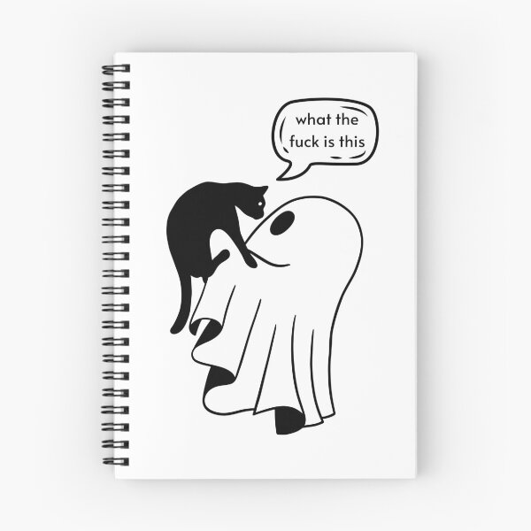 Item preview, Confused Cat Meets Ghost designed and sold by Simple Design.