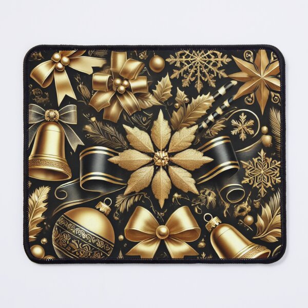 Item preview, Gold and Black Christmas Theme designed and sold by TeslaSt0re.