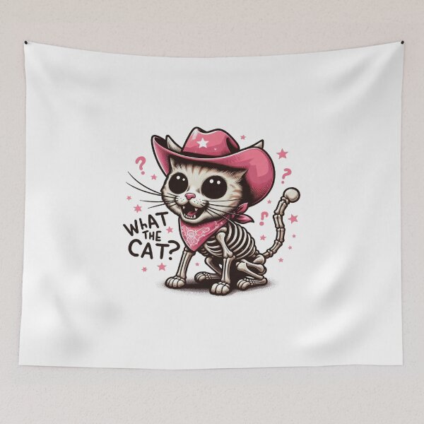 Item preview, Cowboy Skeleton Cat designed and sold by clintang.