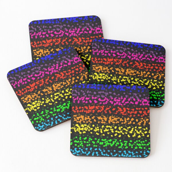 Item preview, Dotted stripes of rainbow colors  designed and sold by Stefrait-7.