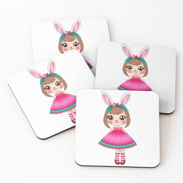 Item preview, Girl - a bunny. designed and sold by lu-print-design.