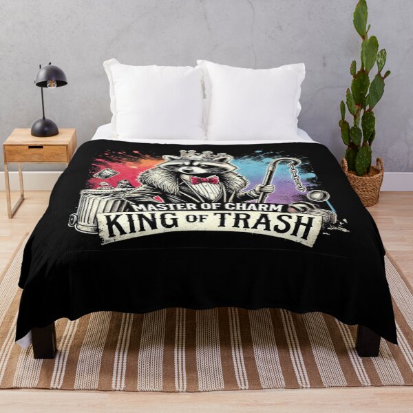 Item preview, Gentleman Raccoon Master of Charm King of Trash designed and sold by InfinVibeDesign.