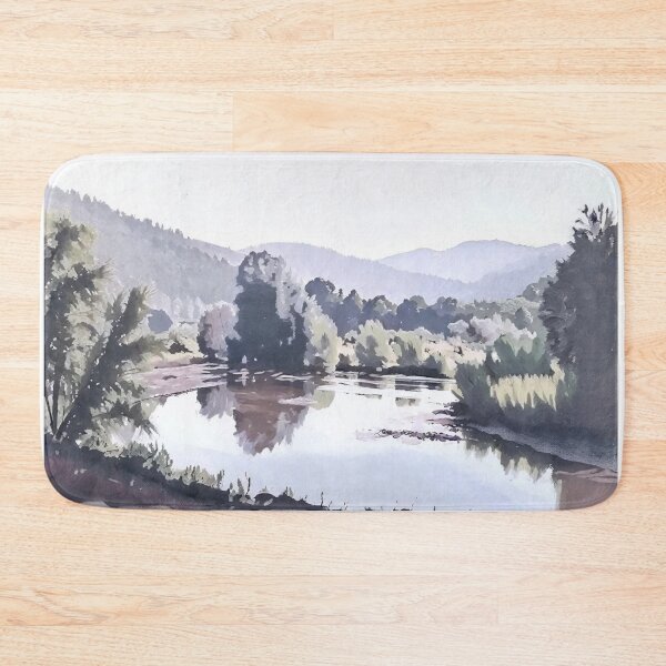Item preview, river landscape  designed and sold by trendero.