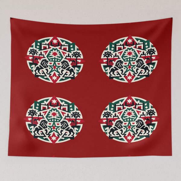 Item preview, Lion and symbols of Morocco in mosaic designed and sold by FAONIM.