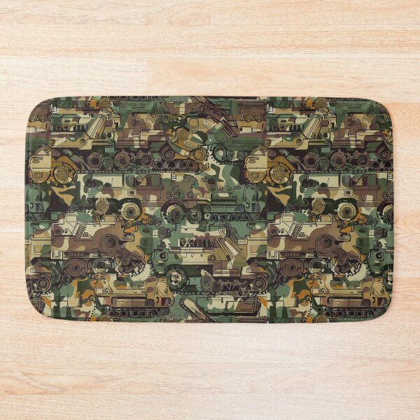 Item preview, Dynamic Camouflage Truck Patterns for Unique Textiles designed and sold by communedesigns.