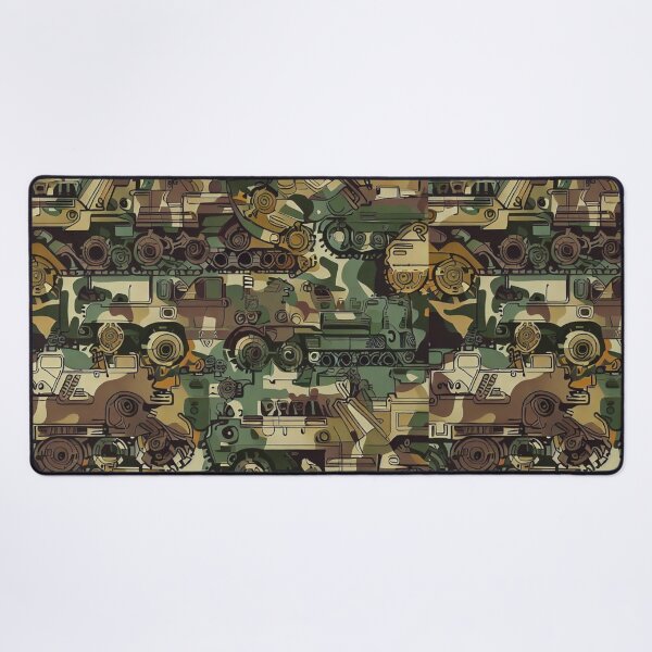 Item preview, Dynamic Camouflage Truck Patterns for Unique Textiles designed and sold by communedesigns.