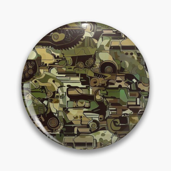 Item preview, Bold Camouflage Army Truck Motifs for Fabrics designed and sold by communedesigns.