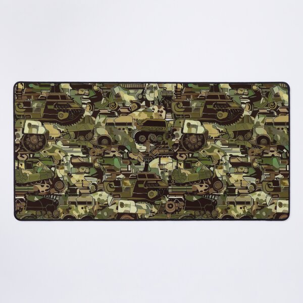 Item preview, Bold Camouflage Army Truck Motifs for Fabrics designed and sold by communedesigns.