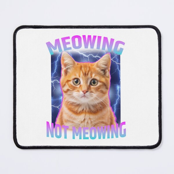 Item preview, Meowing / Not Meowing: The Cat Lover's Mood Tee designed and sold by Black-Store0.