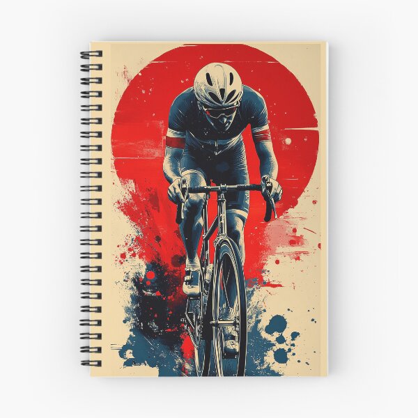 Item preview, Retro Cyclist in Action designed and sold by Retro-District.