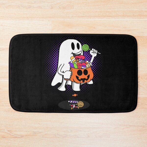 Item preview, Retro Funny Ghost Eating Candies Boosheet Boo Happy Halloween Spooky designed and sold by BBBLClo.