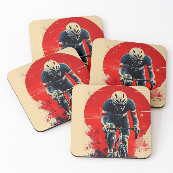 Item preview, Retro Cyclist in Action designed and sold by Retro-District.