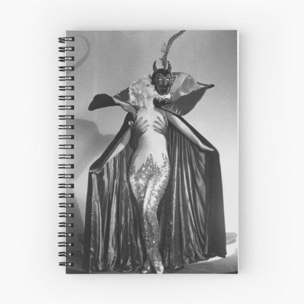 Item preview, Halloween Glamorous Witch with Devil designed and sold by VintageManiac.