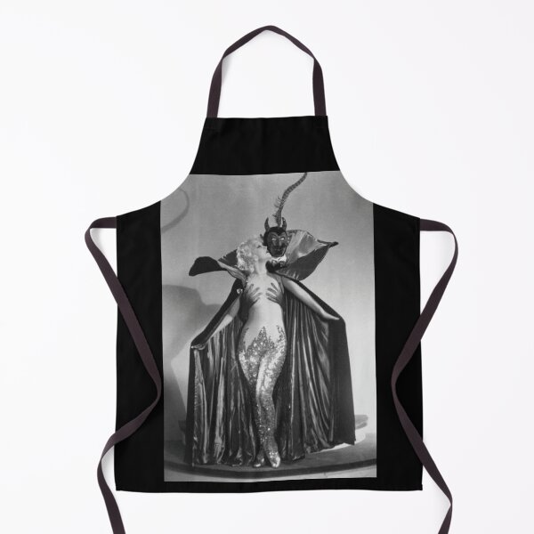 Item preview, Halloween Glamorous Witch with Devil designed and sold by VintageManiac.