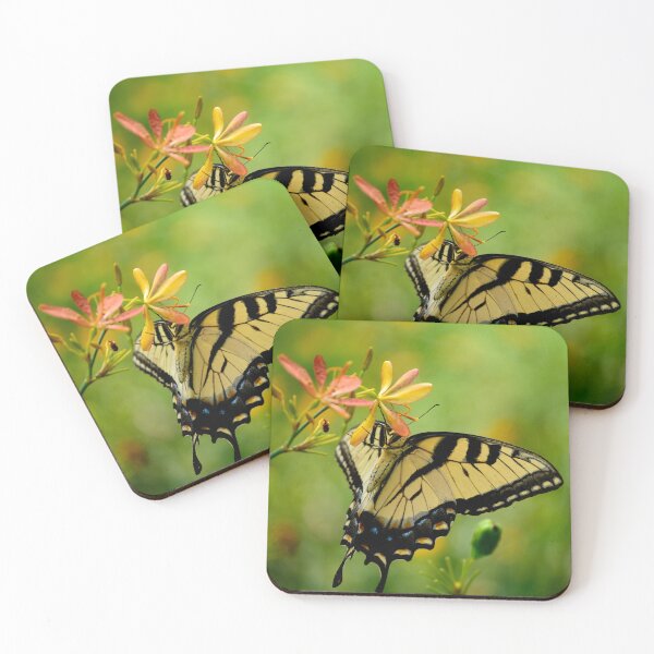 Item preview, Blackberry Lily and Papilio glaucus designed and sold by MercerImages.