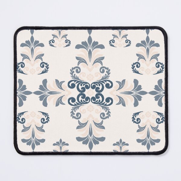 Item preview, Ikat designs seamless pattern. The color palette consists of soft blues and creams. designed and sold by kasune-shop.