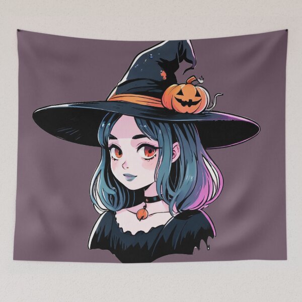 Item preview, Pastel Aesthetic Halloween Wizard Girl designed and sold by MadnessEnvelope.