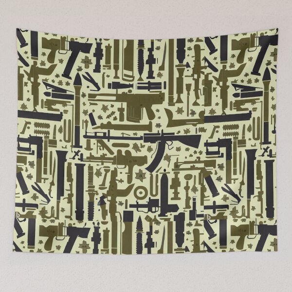 Item preview, Dynamic Military Gear Prints with Modern Flair designed and sold by communedesigns.